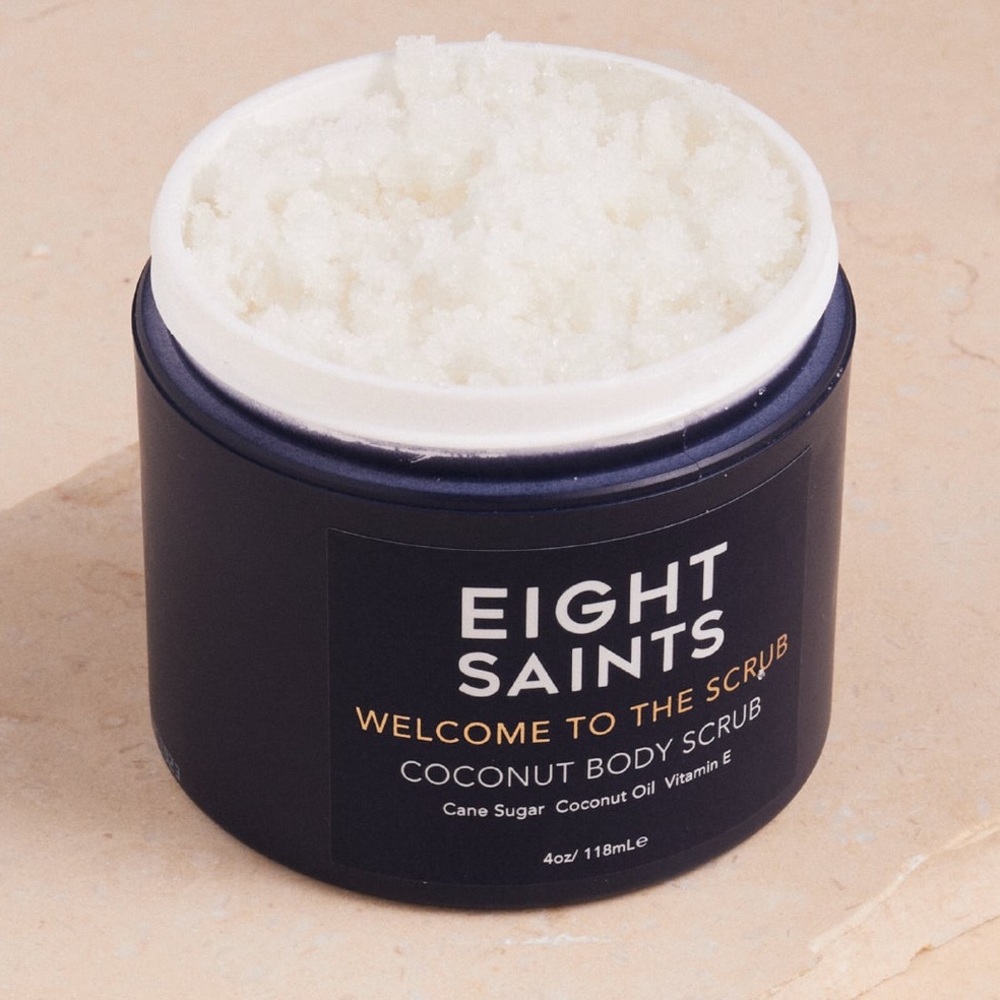 Eight Saints Welcome to the Scrub Coconut Body Scrub NIB
